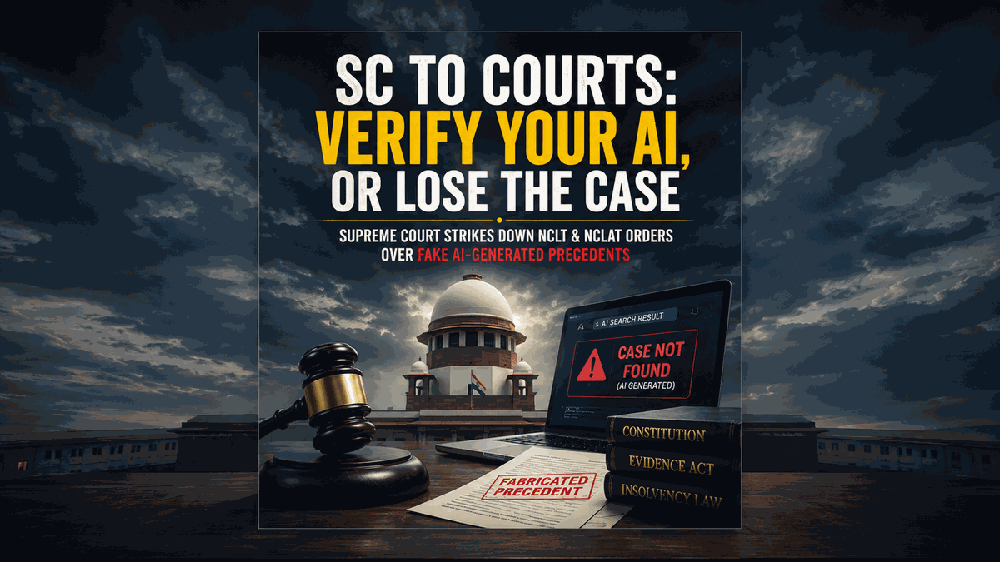 SC to Courts: Verify Your AI, or Lose the Case